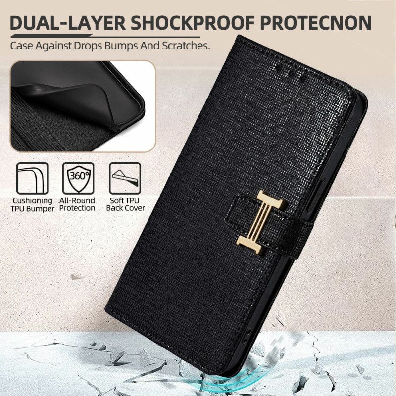 Læder Cover Xiaomi 17 Telefon Etui Låsedesign I