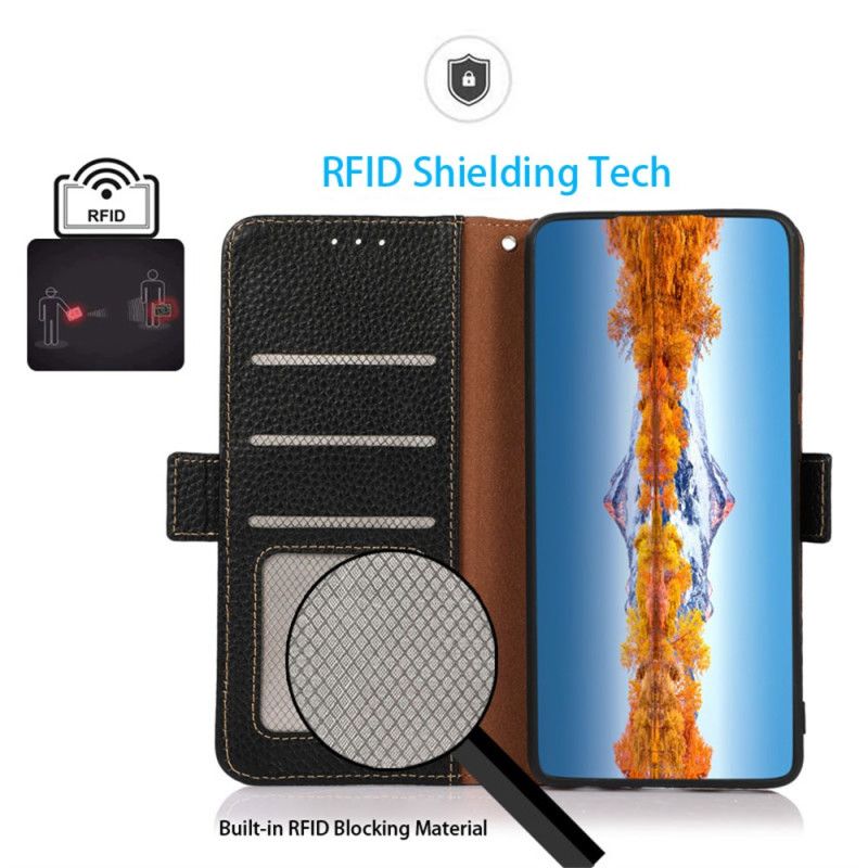Læder Cover Xiaomi 17 Telefon Etui Litchi-læder Khazneh