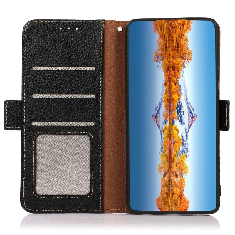 Læder Cover Xiaomi 17 Telefon Etui Litchi-læder Khazneh