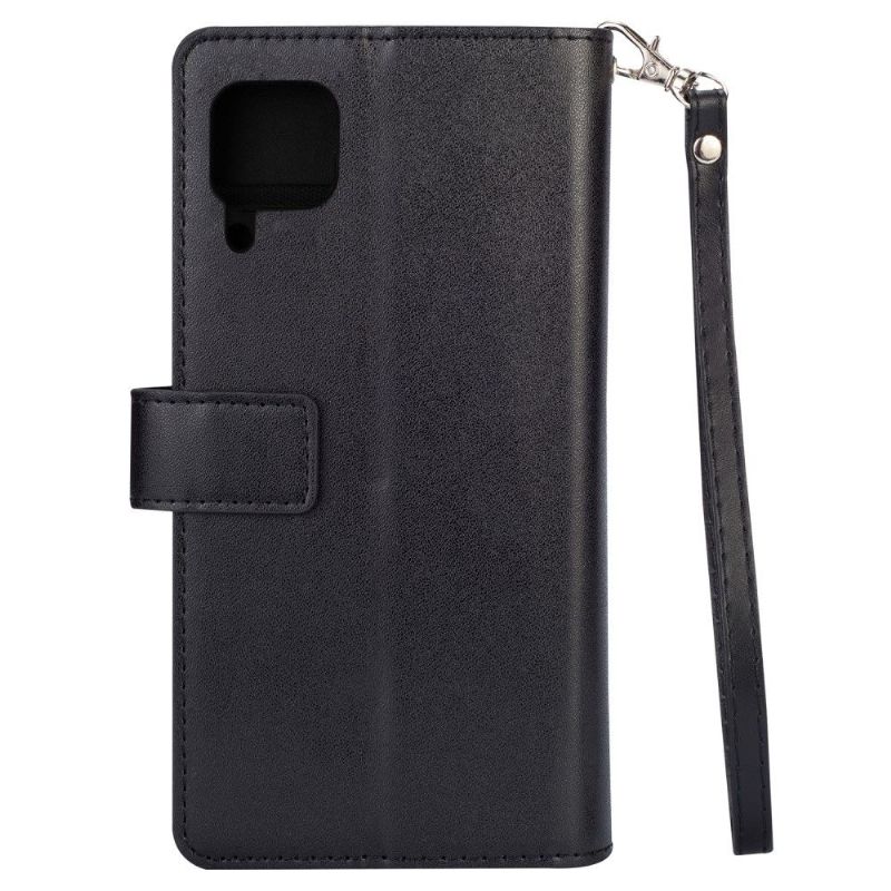 Læder Cover Huawei P40 Lite Original Punge Med Snor Kunstlæder