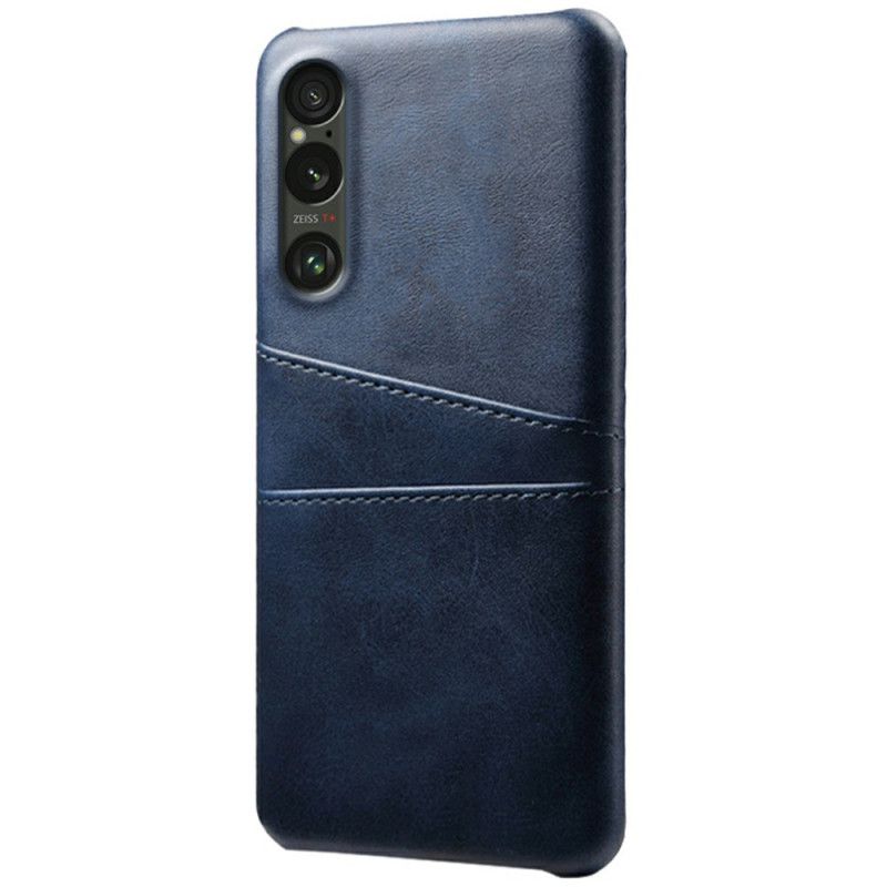 Cover Sony Xperia 1 Vii Kortholder Med Lædereffekt