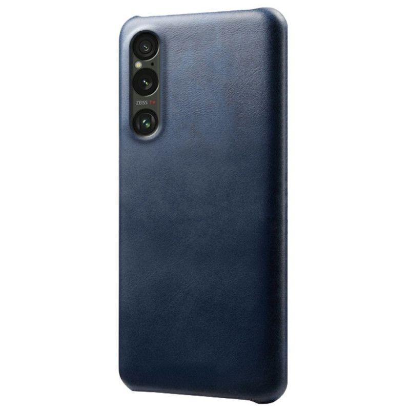 Cover Sony Xperia 1 Vii Telefon Etui Lædereffekt