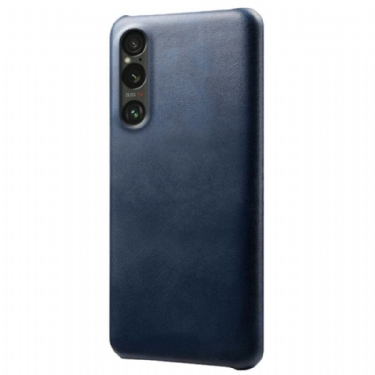 Cover Sony Xperia 1 Vii Telefon Etui Lædereffekt