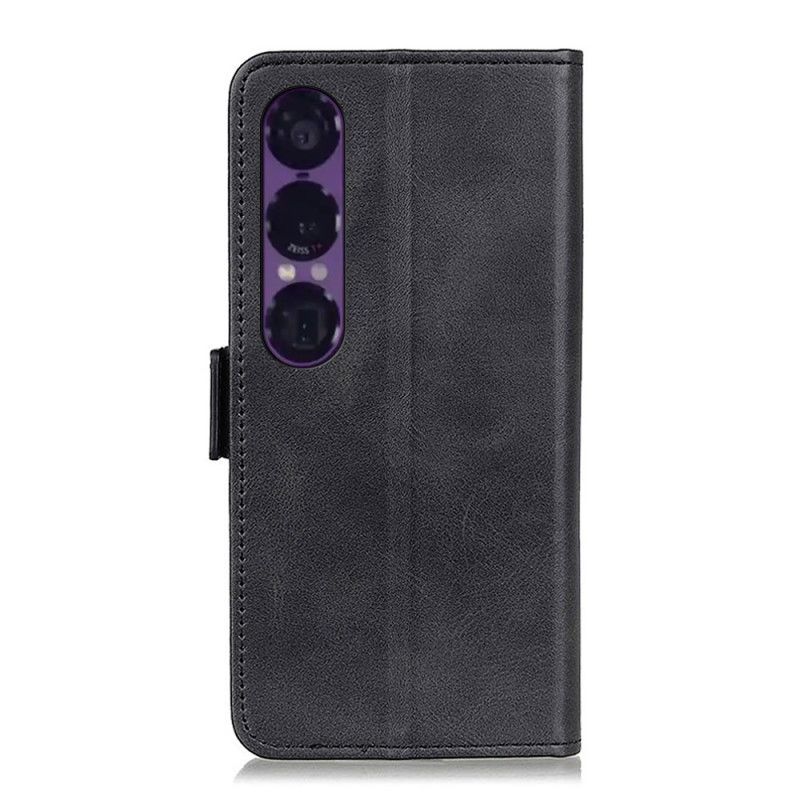 Flip Cover Sony Xperia 1 Vii Dobbeltlås