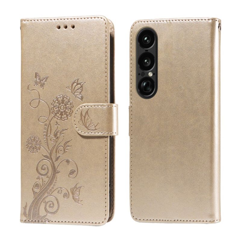 Flip Cover Sony Xperia 1 Vii Floralie