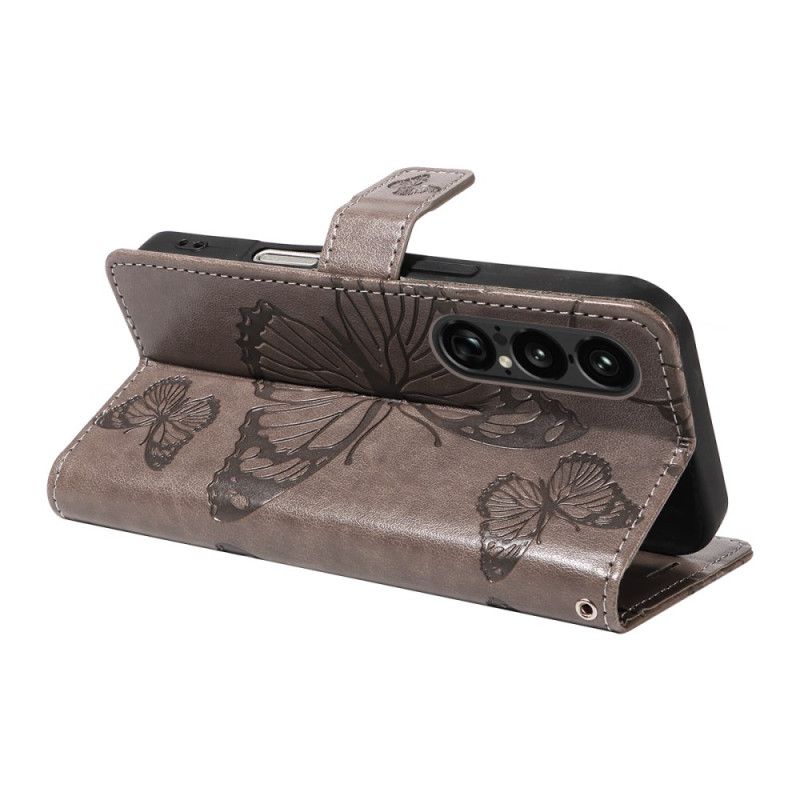 Flip Cover Sony Xperia 1 Vii Kæmpesommerfugle
