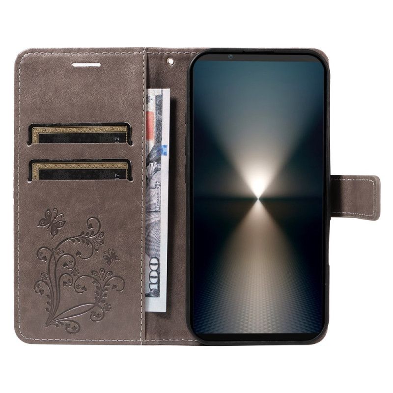 Flip Cover Sony Xperia 1 Vii Kæmpesommerfugle