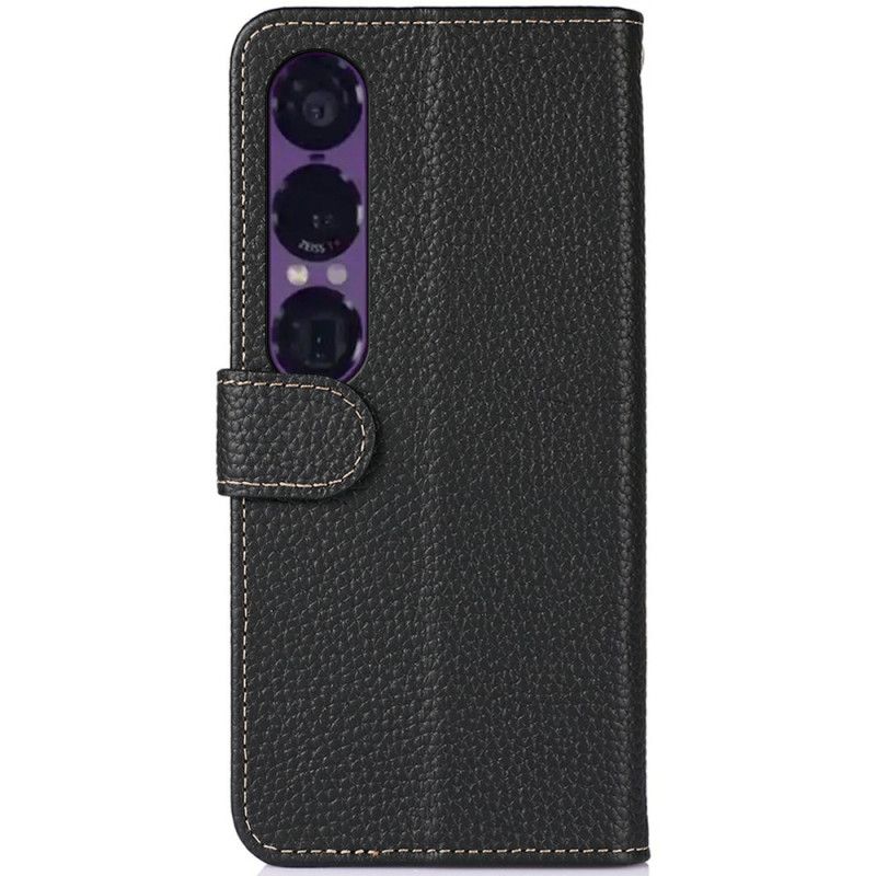 Flip Cover Sony Xperia 1 Vii Khazneh Ægte Læder