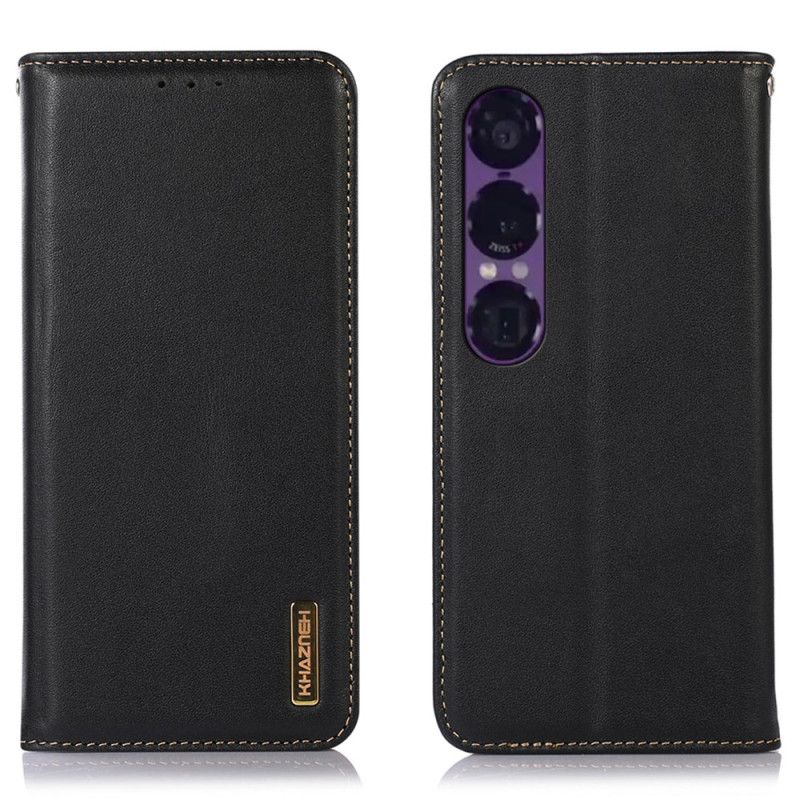 Flip Cover Sony Xperia 1 Vii Khazneh Nappalæder