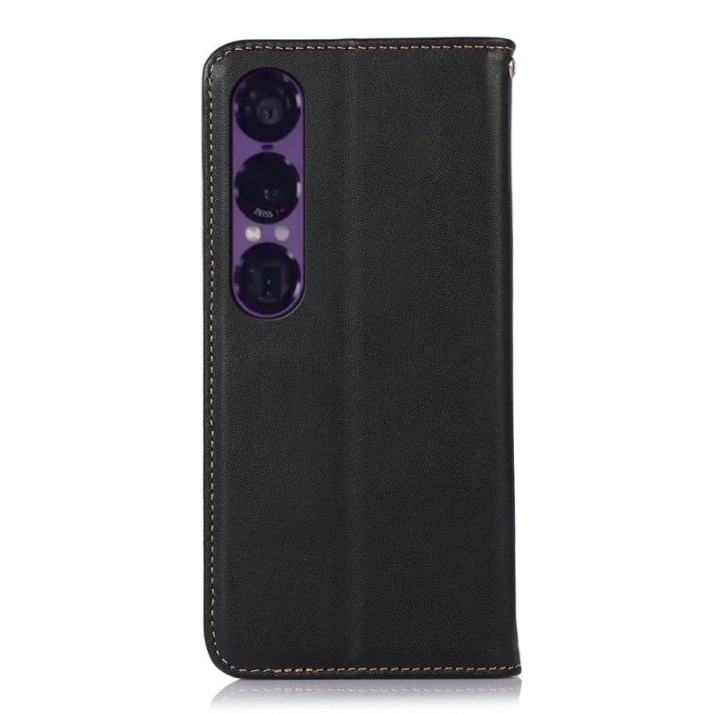 Flip Cover Sony Xperia 1 Vii Khazneh Nappalæder