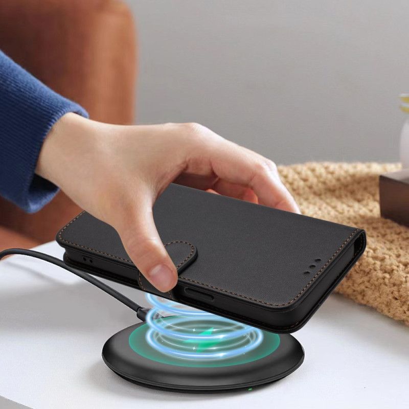 Flip Cover Sony Xperia 1 Vii Lædereffekt Med Snor