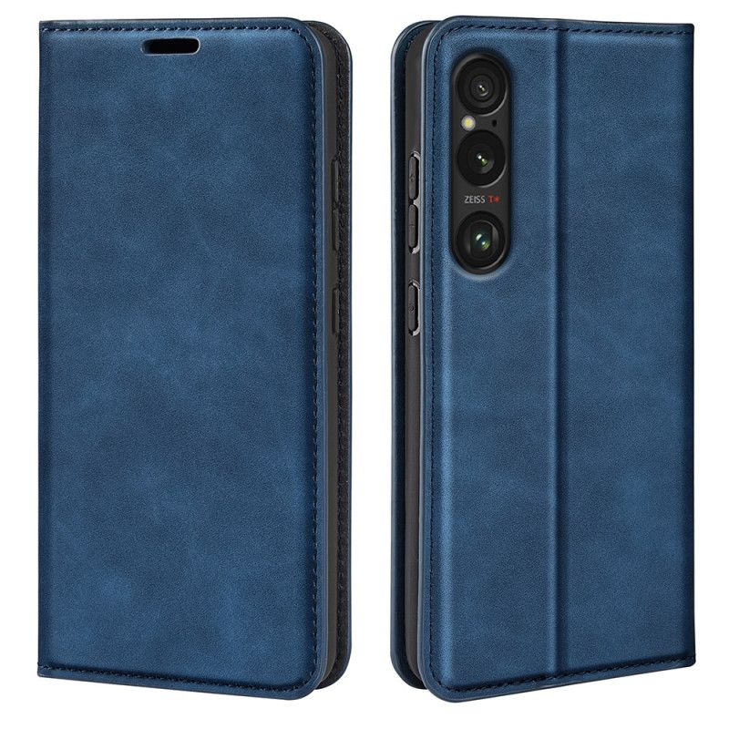 Flip Cover Sony Xperia 1 Vii Læderstil