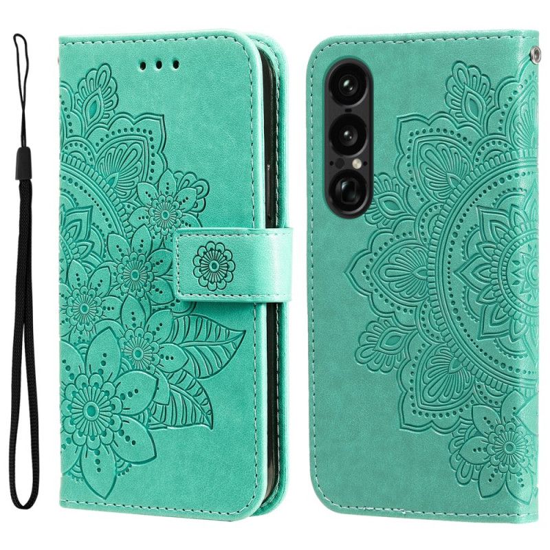 Flip Cover Sony Xperia 1 Vii Mandala-tryk