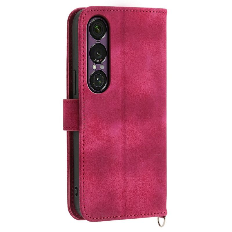 Flip Cover Sony Xperia 1 Vii Ruskindsblondereffekt