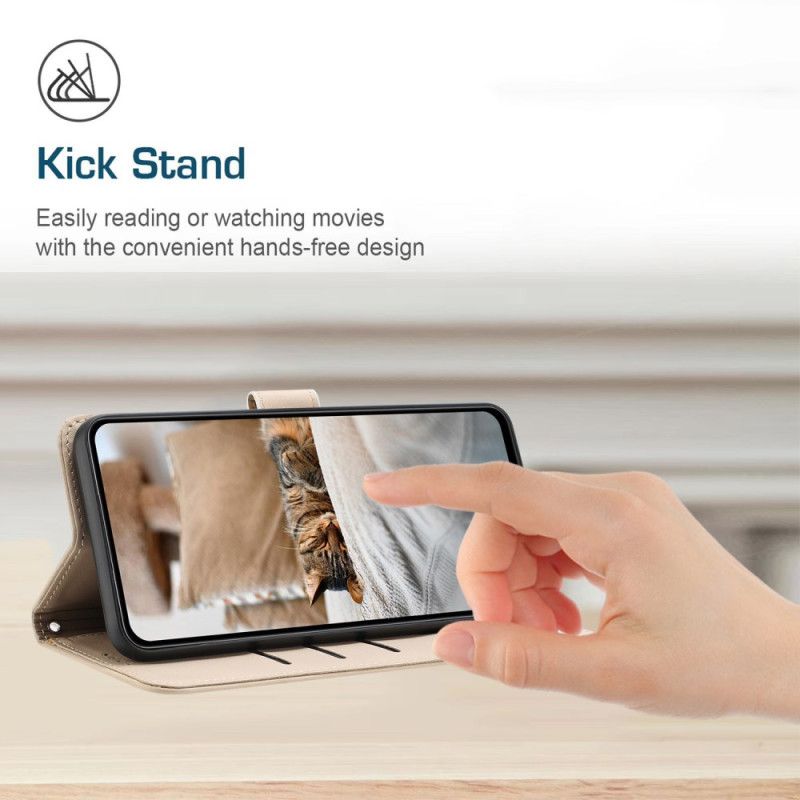 Flip Cover Sony Xperia 1 Vii Tegneseriekatte Med Stropper