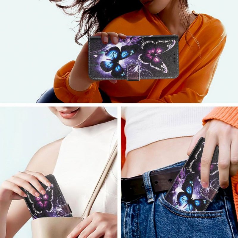 Flip Cover Sony Xperia 1 Vii To Sommerfugle