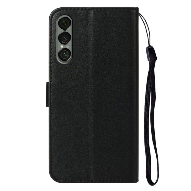 Flip Cover Til Sony Xperia 1 Vii Monokrom