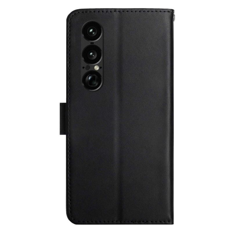 Flip Cover Til Sony Xperia 1 Vii Nappalæder