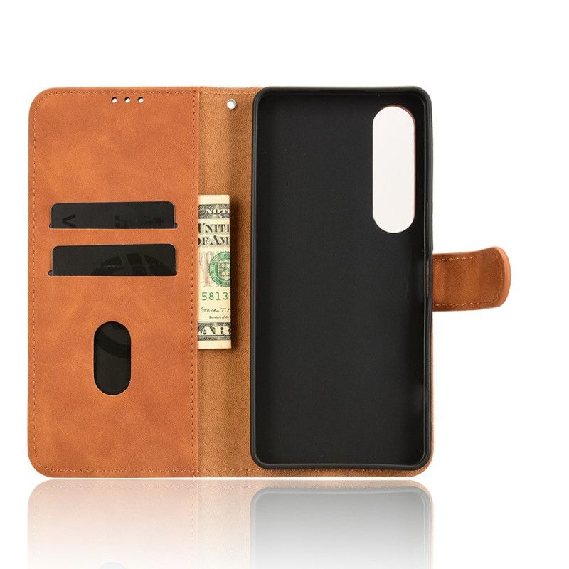 Flip Cover Til Sony Xperia 1 Vii Ruskindseffekt