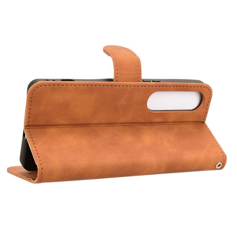 Flip Cover Til Sony Xperia 1 Vii Ruskindseffekt