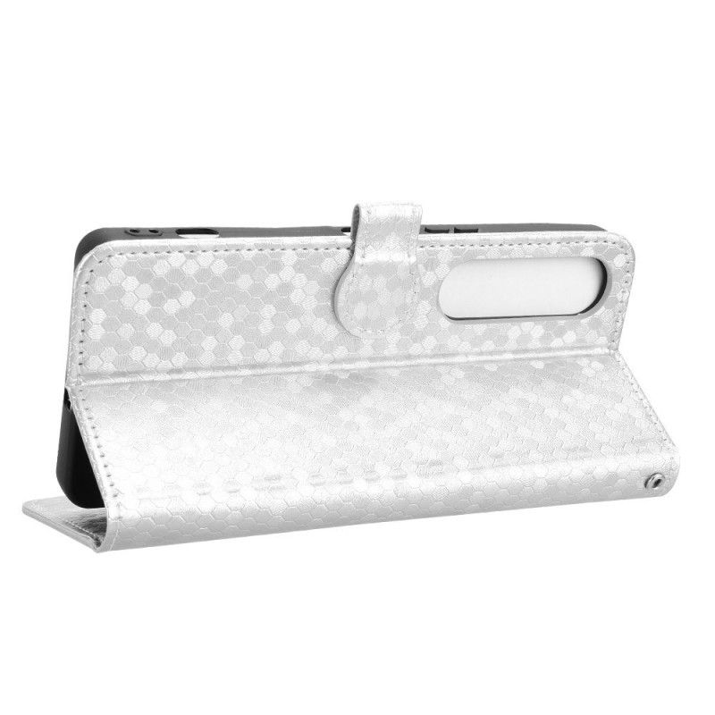 Læder Cover Sony Xperia 1 Vii Skinnende Prikker