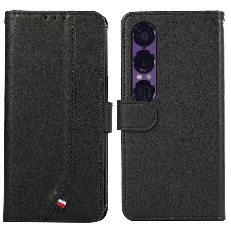 Læder Cover Sony Xperia 1 Vii Telefon Etui Rfid-beskyttelse