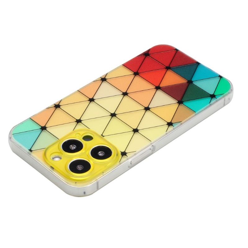 Mobilcover iPhone 13 Pro Mona Rhombus