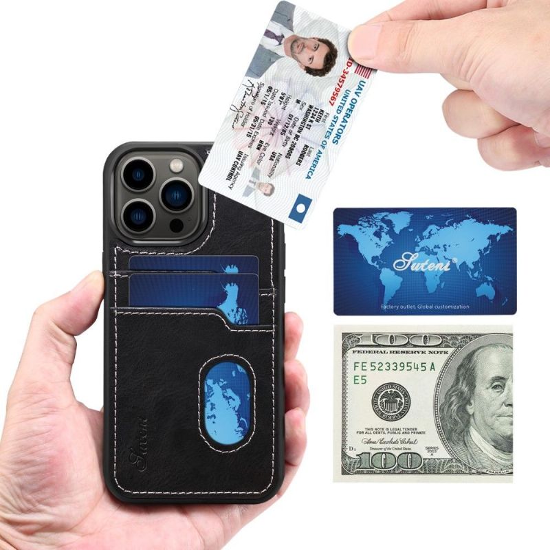 Mobilcover iPhone 13 Pro Original Suteni Couture Kortholder