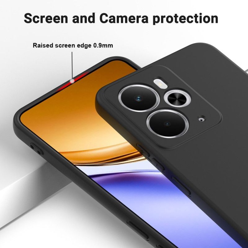 Cover Til Realme 14 5g Flydende Silikone Med Rem