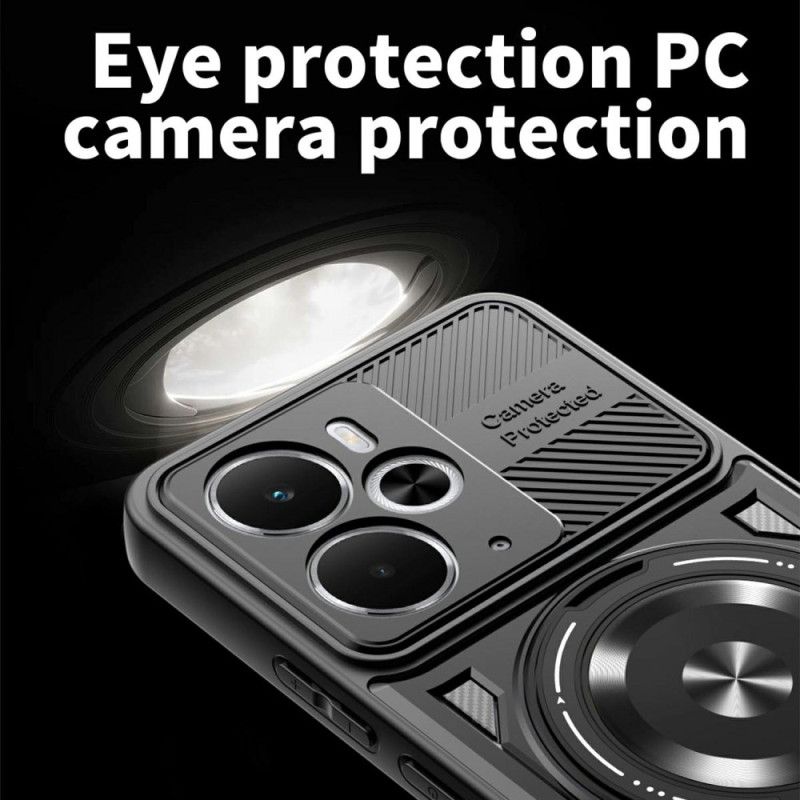 Cover Til Realme 14 5g Magnetisk Med Roterende Stativ