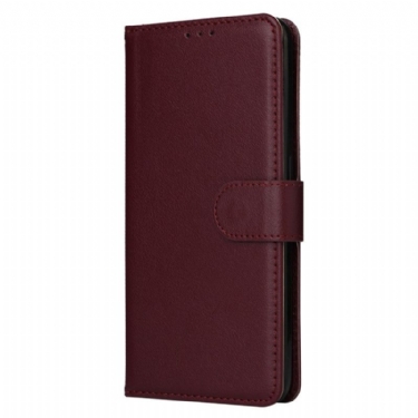 Flip Cover Realme 14 5g Ensfarvet Med Rem