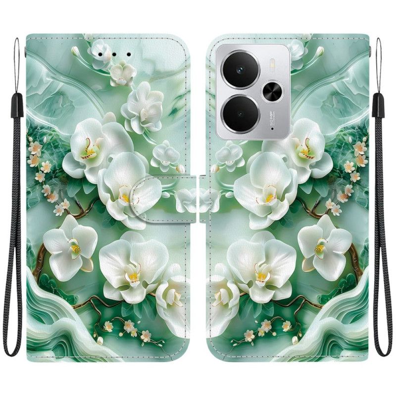 Flip Cover Realme 14 5g Jadeblomstermønster