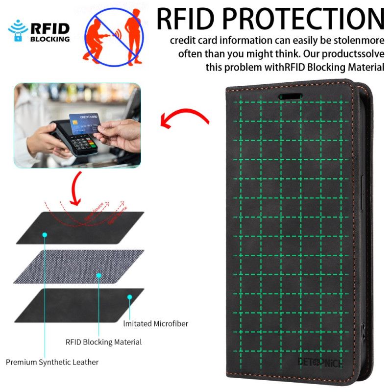 Flip Cover Realme 14 5g Rfid Magnetisk Pung