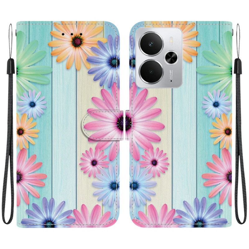 Flip Cover Realme 14 5g Solsikkemønster