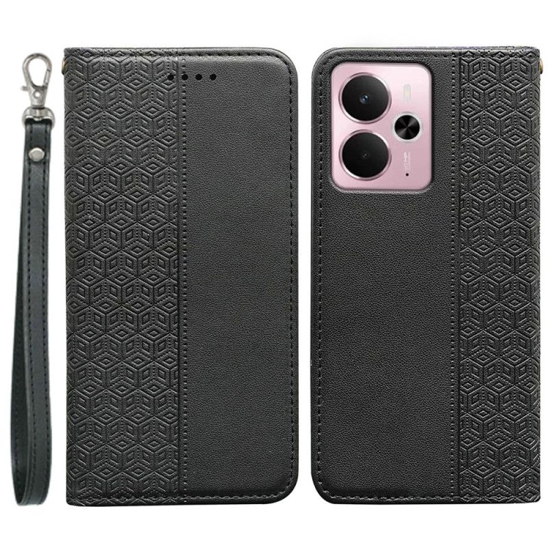 Flip Cover Realme 14 5g Ternet Kant Og Rem