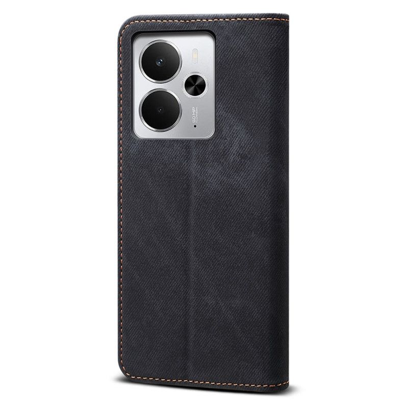 Flip Cover Til Realme 14 5g Jeansstof