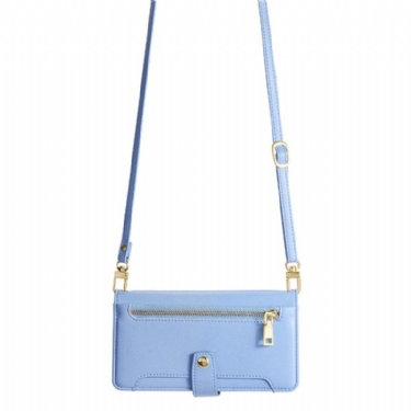 Flip Cover Til Realme 14 5g Lynlåspung Med Rem Og Skulderrem