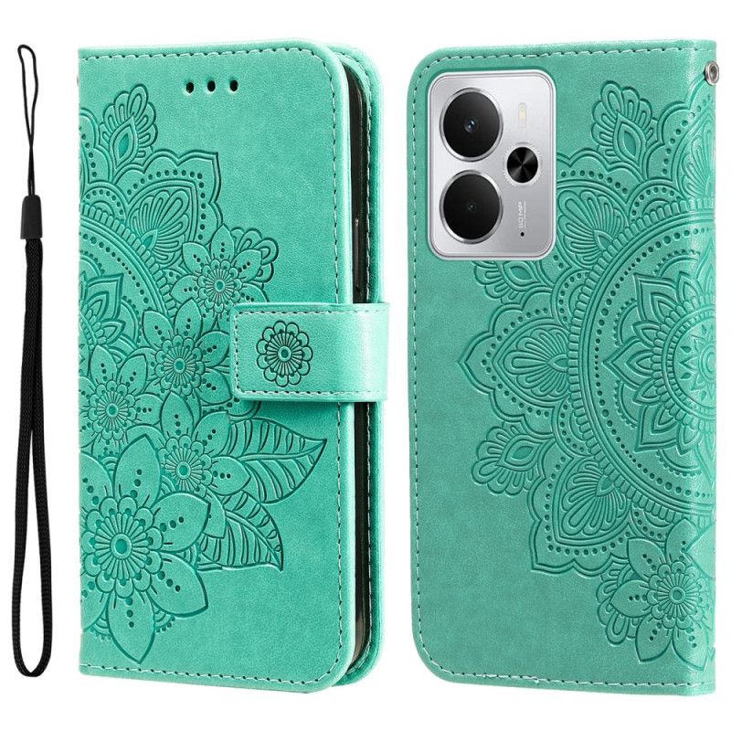 Flip Cover Til Realme 14 5g Mandala-print