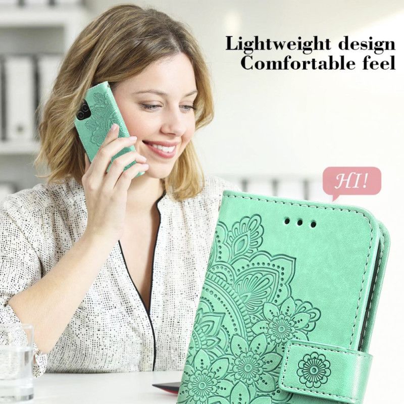 Flip Cover Til Realme 14 5g Mandala-print