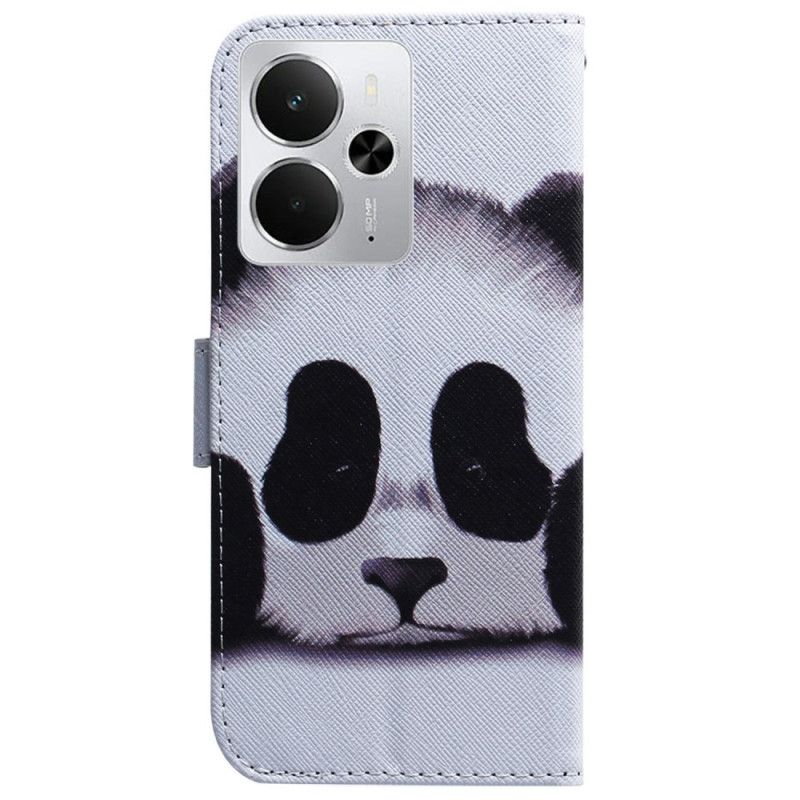 Flip Cover Til Realme 14 5g Panda