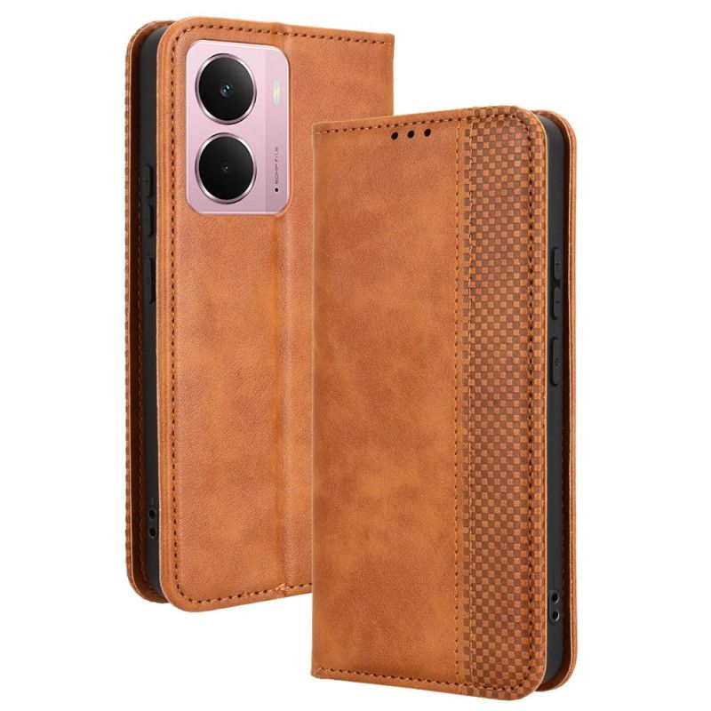 Flip Cover Til Realme 14 5g Vintage Kant