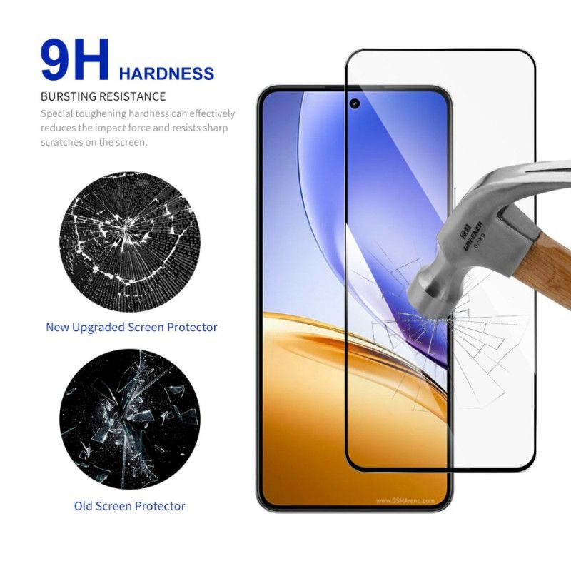 Fulddækkende Hærdet Glas Skærmbeskytter Til Realme 14 5g