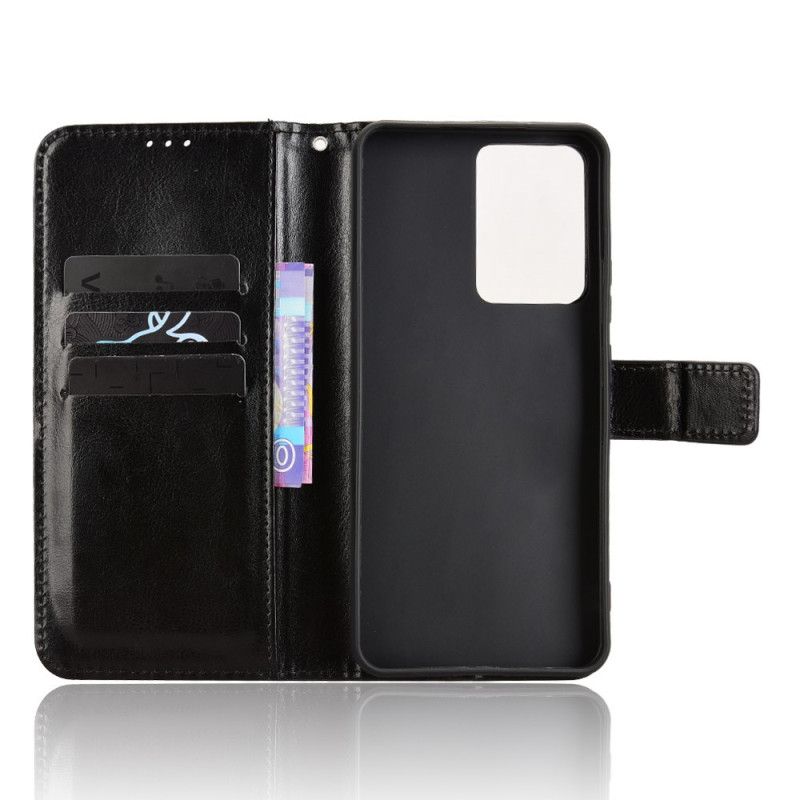 Læder Cover Realme 14 5g Flaget Kunstlæder