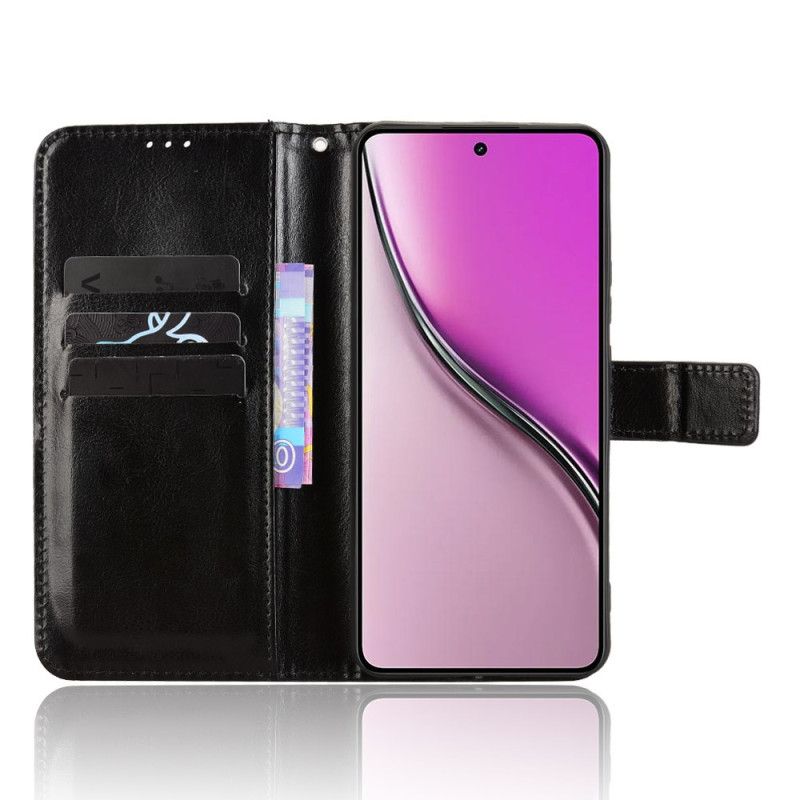 Læder Cover Realme 14 5g Flaget Kunstlæder