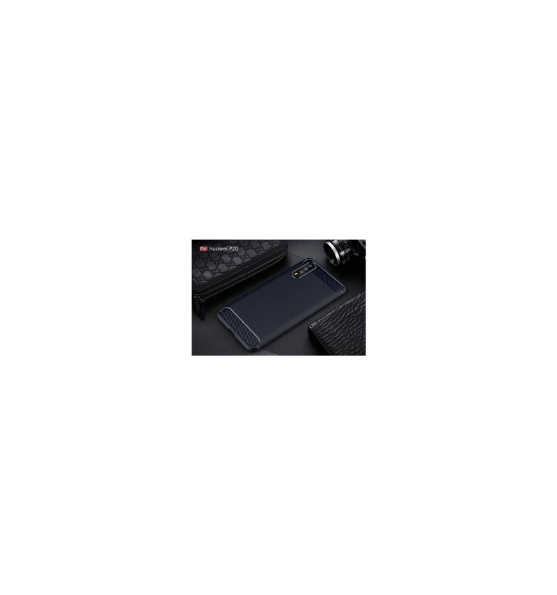 Cover Huawei P20 Børstet Kulstof