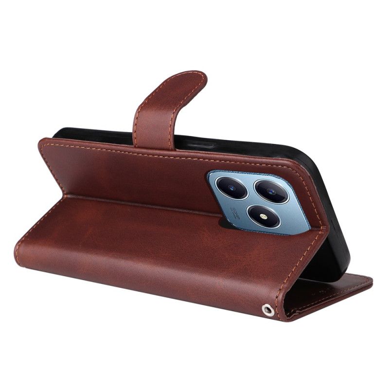 Flip Cover Realme Note 60x Almindelig Lædereffekt