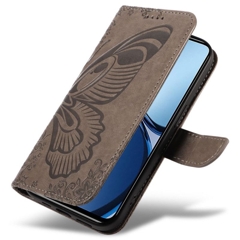 Flip Cover Til Realme Note 60x Grafisk Sommerfugl