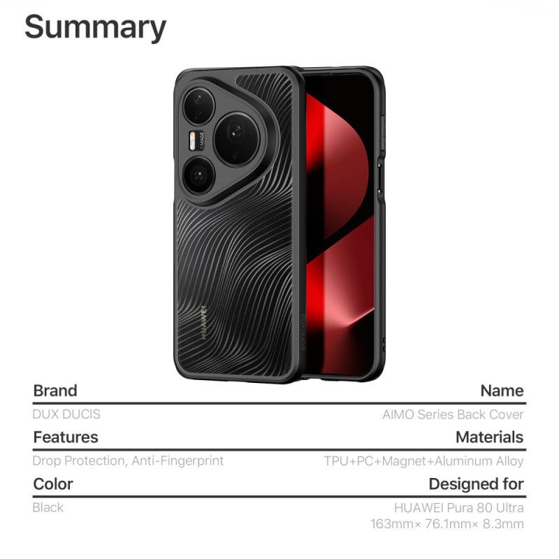 Cover Huawei Pura 80 Ultra Aimo Serie Dux Ducis