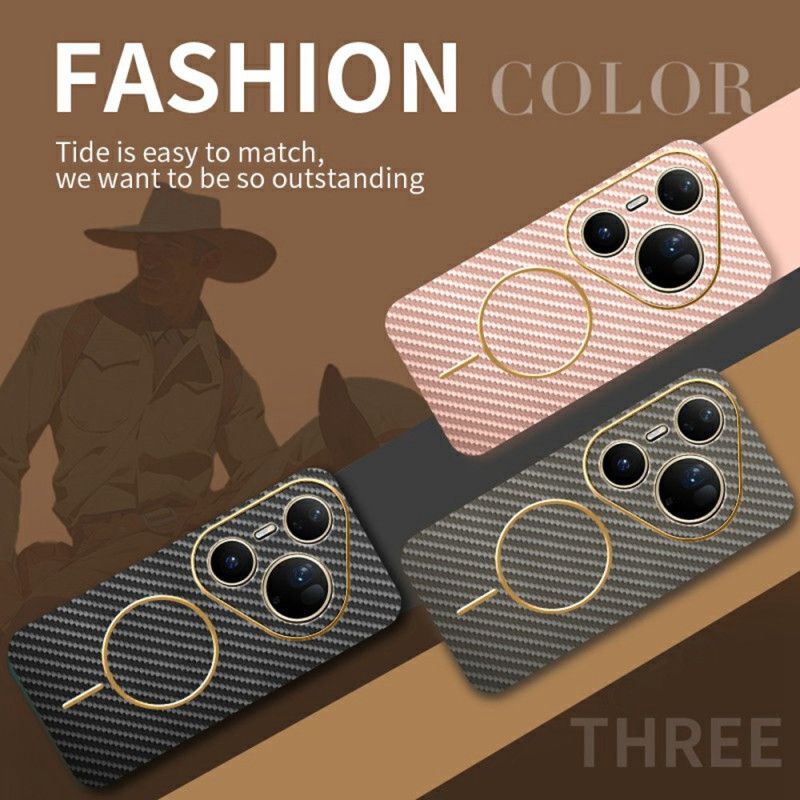 Cover Huawei Pura 80 Ultra Carbon Fiber Tekstur