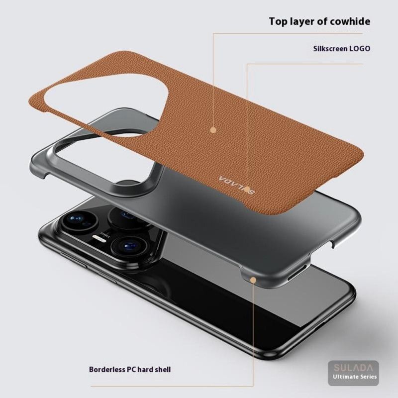 Cover Til Huawei Pura 80 Ultra Ægte Sulada Læder